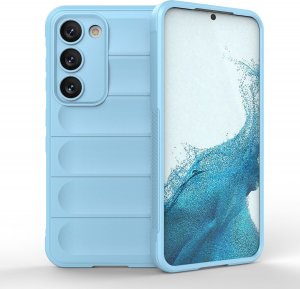 Hurtel Magic Shield Case etui do Samsung Galaxy S23+ elastyczny pancerny pokrowiec jasnoniebieskie 1