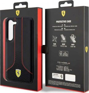 Ferrari Ferrari Perforated 296P Collection - Etui Samsung Galaxy S23 (czarny) 9