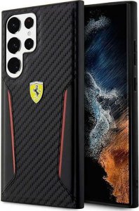 Ferrari Ferrari Carbon Contrast Edges - Etui Samsung Galaxy S23 Ultra (czarny) 1