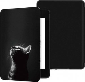 Pokrowiec Strado Etui graficzne Smart Case do Kindle Paperwhite 4 (Moon Cat) 1