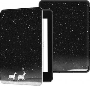 Pokrowiec Strado Etui graficzne Smart Case do Kindle Paperwhite 4 (Snow Deer) 1