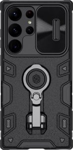 Nillkin Nillkin CamShield Armor Pro Case etui Samsung Galaxy S23 Ultra pancerny pokrowiec z osłoną na aparat ring podstawka czarne 1