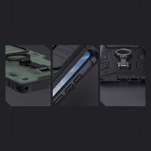 Nillkin Nillkin CamShield Armor Pro Case etui Samsung Galaxy S23 Ultra pancerny pokrowiec z osłoną na aparat ring podstawka czarne 14
