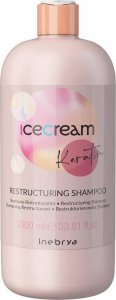 Inebrya Inebrya Ice Cream Keratin Regenerujący szampon do włosów z keratyną ,1000ml 1