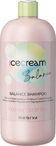Inebrya Ice Cream Balance szampon do przetłuszczających się włosów i skóry głowy 1000ml 1