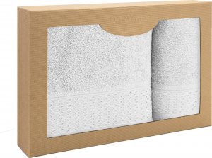 Darymex Ręcznik D Bawełna 100% Solano Biały (P) 50x90+70x140 kpl. 1