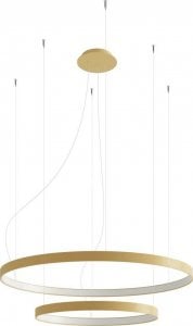Lampa wisząca Thoro Wisząca lampa rings Rio TH.268 Thoro LED 80W 4000K do jadalni złota 1