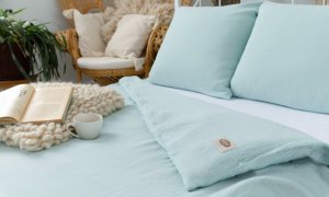 Multitex Pościel 160 x 200 3cz Bawełniana Muślinowa 33 3