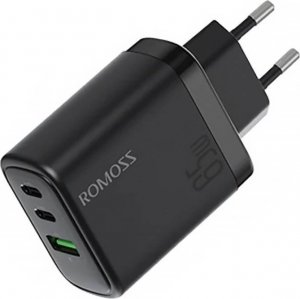 Ładowarka Romoss Ładowarka sieciowa Romoss AC65H, 2x USB-C + USB, 65W (czarna) 1