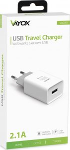 Ładowarka Vayox Ładowarka sieciowa USB 5V 2.1A VA0051 Vayox 9