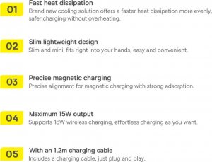 Ładowarka Baseus Simple Mini3 Indukcyjna 1x USB-A 1x USB-C 2 A (BSU3981) 26