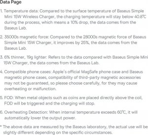 Ładowarka Baseus Simple Mini3 Indukcyjna 1x USB-A 1x USB-C 2 A (BSU3981) 3