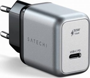 Ładowarka ŁADOWARKA SIECIOWA SATECHI 30W USB-C PD GAN WALL CHARGER ST-UC30WCM-EU (SZARA) 2