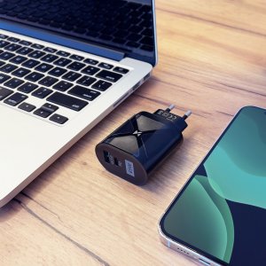 Ładowarka Braders Ładowarka Sieciowa GaN 65W z portami USB, USB C wspiera szybkie ładowanie czarna (WWCGM1) 2