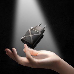 Ładowarka Braders Ładowarka Sieciowa GaN 65W z portami USB, USB C wspiera szybkie ładowanie czarna (WWCGM1) 6