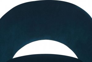 Beliani Zestaw 2 krzeseł do jadalni welurowy niebieski VIVIAN 7