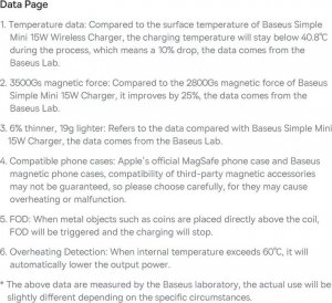 Ładowarka Baseus Ładowarka bezprzewodowa magnetyczna Baseus Simple Mini3 15W (fioletowa) 26