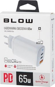 Ładowarka Blow Ładowarka sieciowa gniazdo USB+USB-Cx2 65W 4