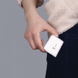 Ładowarka 4kom.pl Ładowarka sieciowa Mega Gan Szybkie ładowanie Power Delivery PD Quick Charge QC 65W USB USB-C Type C Biała 5