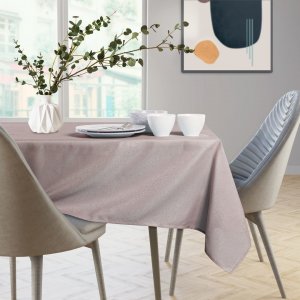 AmeliaHome Obrus Empire Pudrowy róż Gładki Klasyczny 100 koło AmeliaHome 1