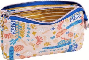 Piórnik Milan Piórnik 5 komorowy MILAN STORY TIME różowy 2