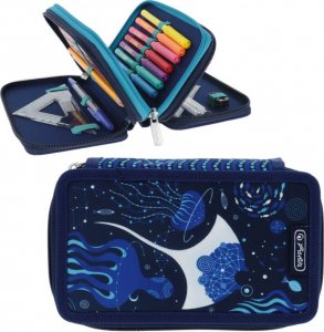 Piórnik Herlitz Piórnik potrójny wyposażeniem 31el Ocean HERLITZ 2