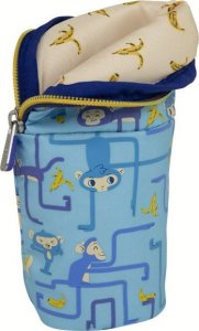 Piórnik Milan Piórnik stojący MILAN TANGLED MONKEYS niebieski 2