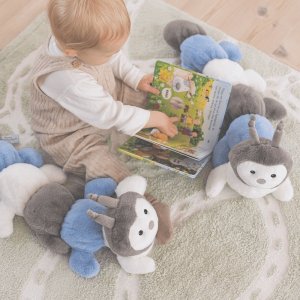 Teddykompaniet Pluszak Stonoga, niebieska 60cm 2