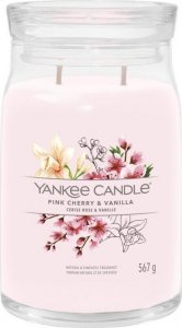 Yankee Candle Yankee Candle Signature Pink Cherry & Vanilla Świeca Duża 567g 1