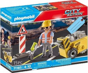 Playmobil Playmobil Pracownik budowlany z frezarką 71185 1