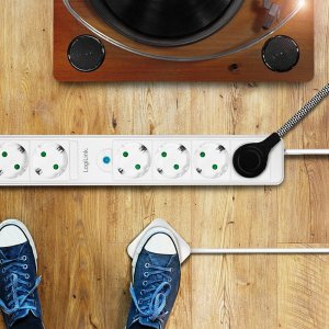 Listwa zasilająca LogiLink LogiLink 6 gniazd 1.5m biała 7