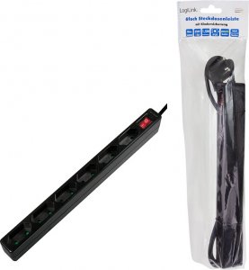 Listwa zasilająca LogiLink LogiLink 6 gniazd 1.5m czarna 5