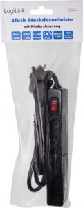 Listwa zasilająca LogiLink LogiLink 3 gniazda 1.5m czarna 4