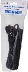 Listwa zasilająca LogiLink 3 gniazda 1.5 m czarna (LPS229B) 4