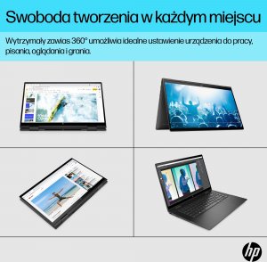 Laptop HP HP ENVY x360 Core i5-1240P | 15,6"-FHD-400-Touch | 16GB | 512GB | W11H | Czarna 16