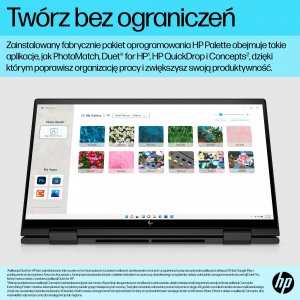 Laptop HP HP ENVY x360 Core i5-1240P | 15,6"-FHD-400-Touch | 16GB | 512GB | W11H | Czarna 17