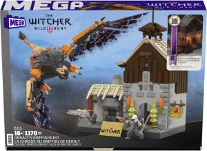 Mattel Mega Construx Wiedźmin Corvo Bianco Gryf HDL28 7