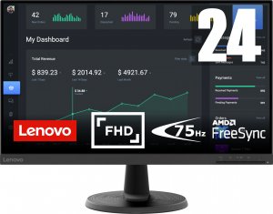 Monitor Lenovo D24-40 (67A2KAC6EU) 1