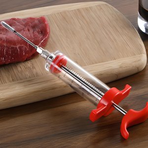 Retoo STRZYKAWKA DO MIĘSA NASTRZYKIWARKA 3 IGŁY 30 ML 9