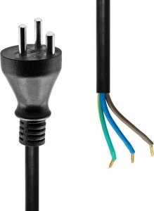 Kabel zasilający ProXtend ProXtend Power Cord Denmark to Open End 15M Black 1