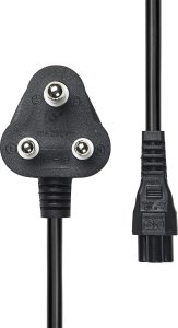 Kabel zasilający ProXtend ProXtend Power Cord South Africa Angled to C5 2M Black 1