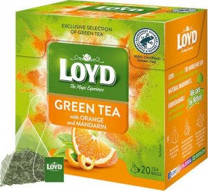 LOYD LOYD Green & with Orange & Mandarin 20 torebek 1