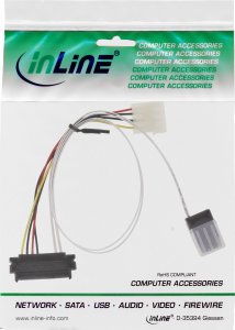 InLine InLine® SAS Cable Mini SAS SFF-8087 to 1x SAS SFF-8482 + Power 0.75m 2