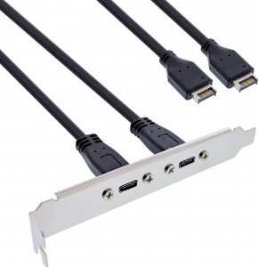 InLine InLine® Slot bracket USB Type-C to USB 3.1 front panel Key-A internal, 0.5m 1