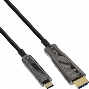 Kabel USB InLine InLine® USB Display AOC Cable, USB Type-C male to HDMI male (DP Alt Mode), 50m 1
