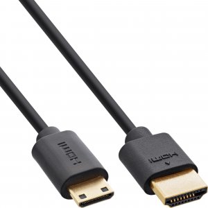 Kabel InLine HDMI - HDMI 0.3m czarny (17933C) 1