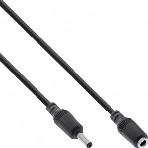 Kabel zasilający InLine InLine® DC extension cable, DC plug male/female 4.0x1.7mm, 1m 1