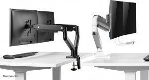 Neomounts Uchwyt biurkowy na 2 monitory 17" - 32" (DS75-450WH2) 15