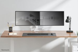 Neomounts Uchwyt biurkowy na 2 monitory 17" - 32" (DS75-450WH2) 16