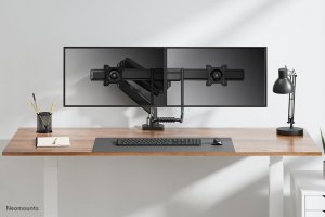 Neomounts Uchwyt biurkowy na 2 monitory 17" - 32" (DS75-450BL2) 16